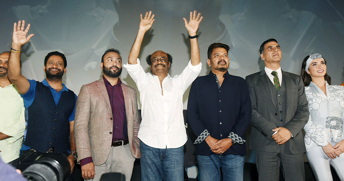 Rajinikanth and Akshay Kumar released the trailer of 2.0 in Chennai.