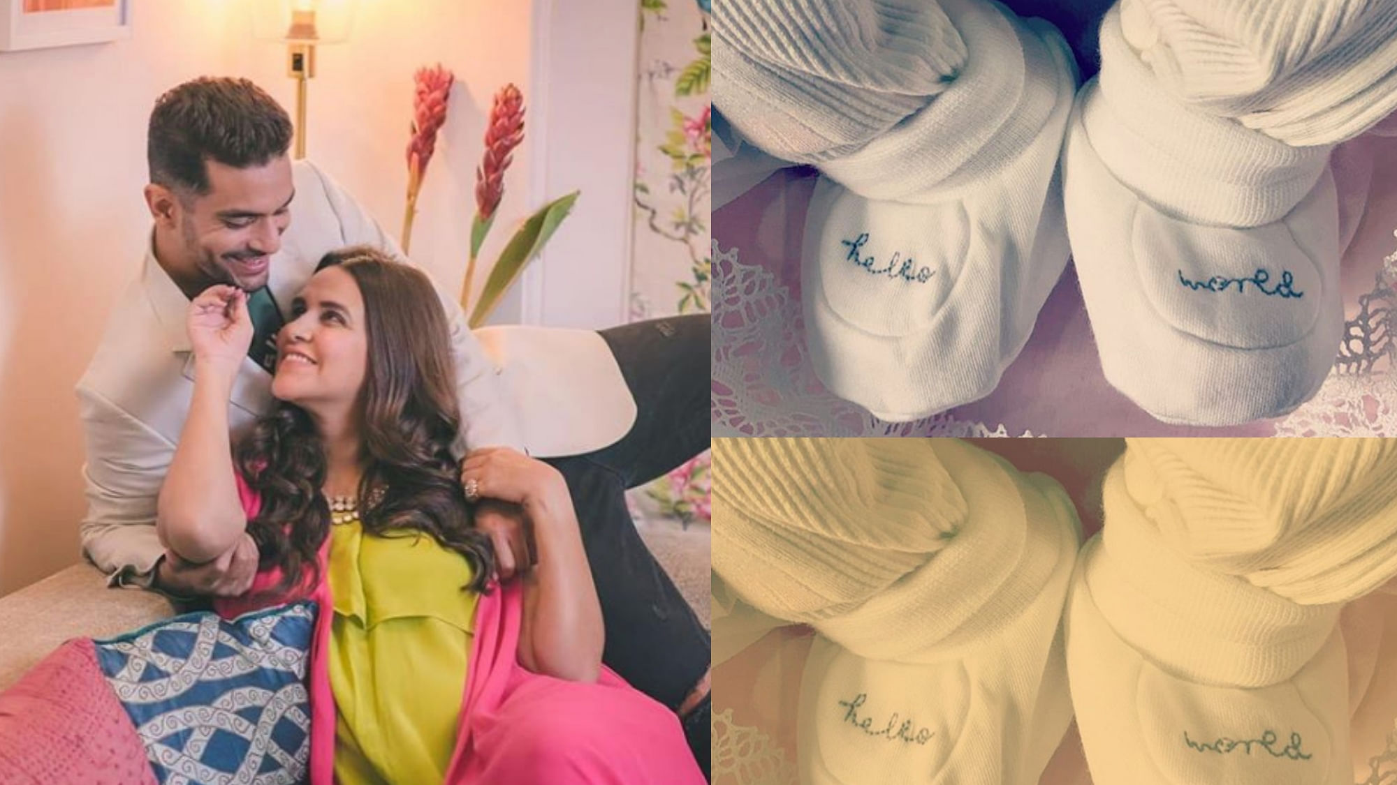 Actors Neha Dhupia and Angad Bedi welcomed their baby girl on 18 November. 