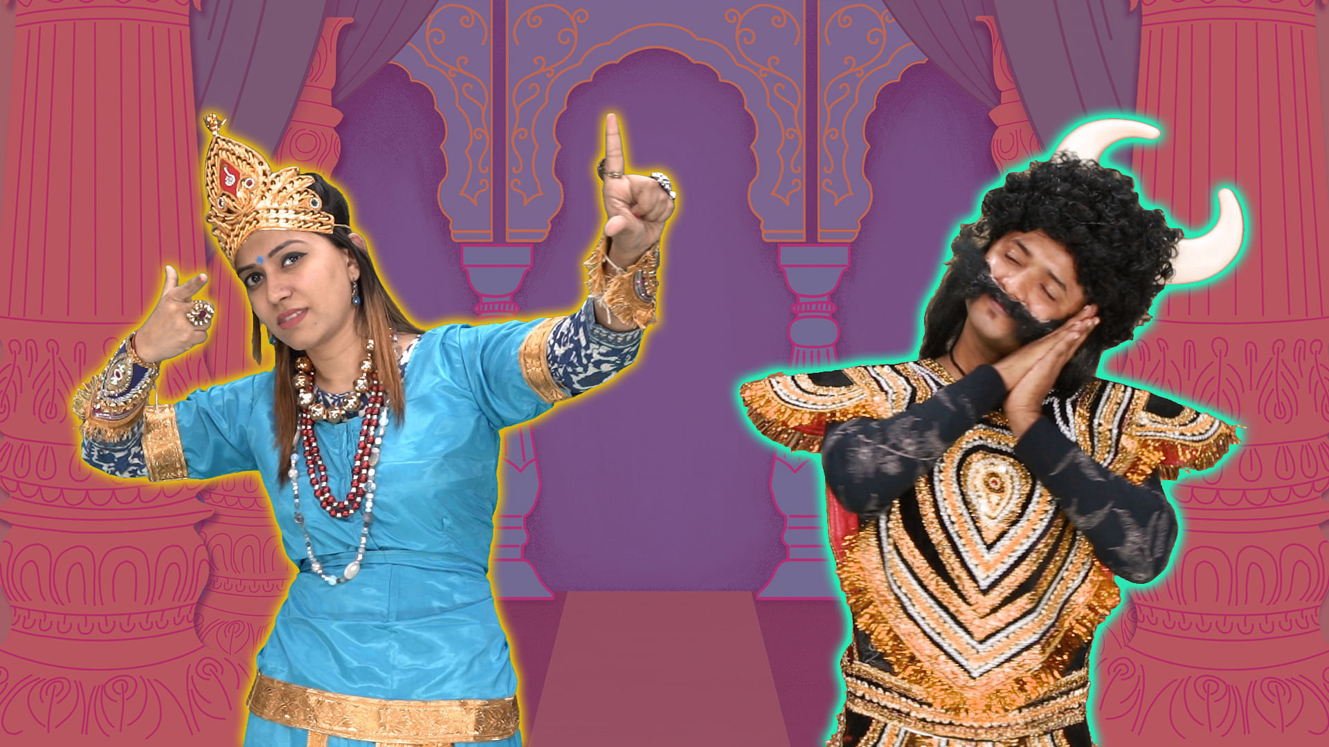 Untold stories of Ramayan explored in sign language by hearing impaired actors.