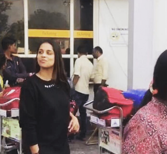A video of Lilly Singh arriving at the Jodhpur airport has surfaced on social media. 