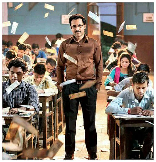 Emraan Hashmi on the poster of <i>Cheat India</i>.