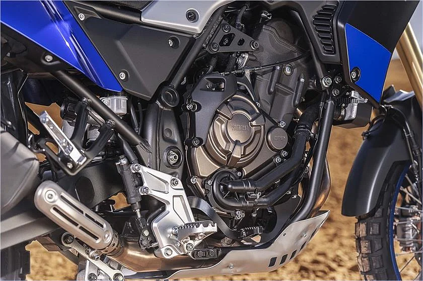 The Yamaha Tenere comes with a 689cc parallel-twin engine.