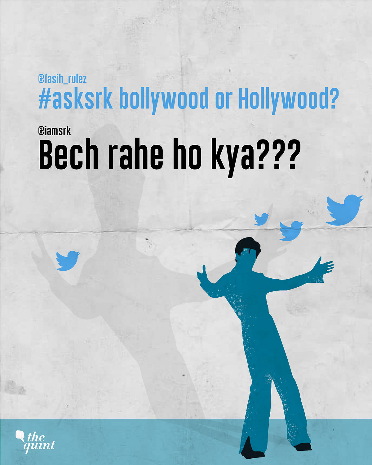 His responses to #AskSRK are a riot.