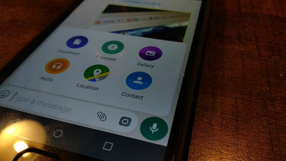 WhatsApp allows sharing of contacts to users on iOS and Android.