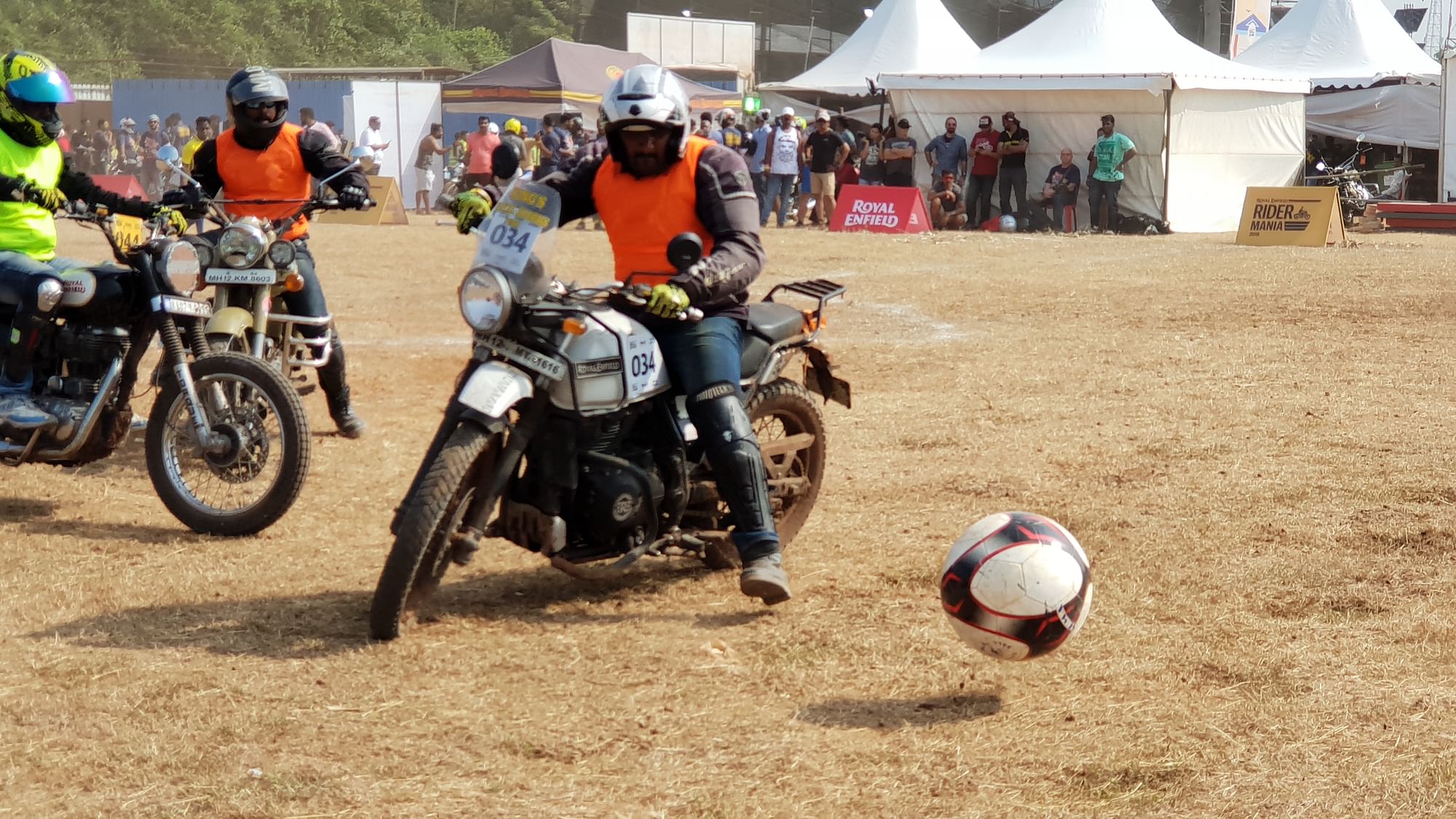 Motoball event at Rider Mania 2018.