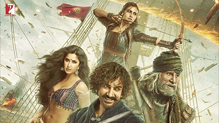 Movie poster of Thugs of Hindostan.&nbsp;