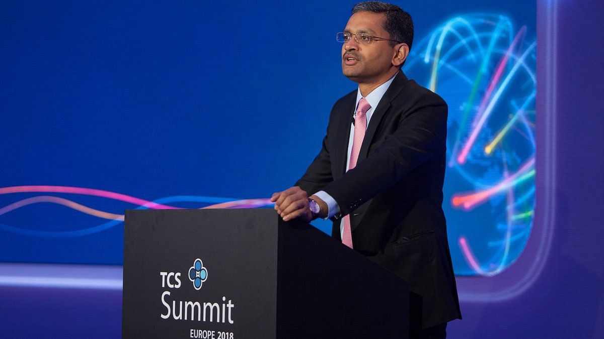  TCS CEO Rajesh Gopinathan used for representation.