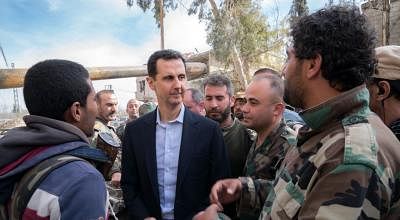 Syrian President Bashar al-Assad. (Xinhua/Syrian Presidency/IANS)