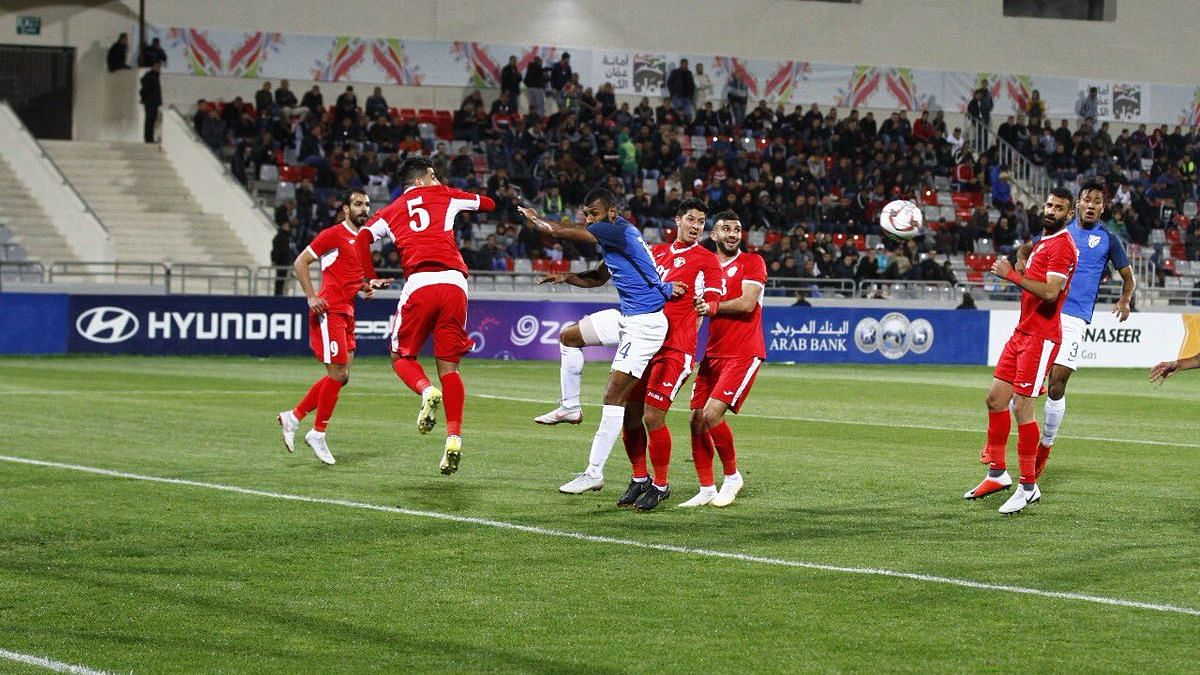 Goalkeeper cum captain Amer Shafi had put Jordan ahead with a free goal in the 25th minute.