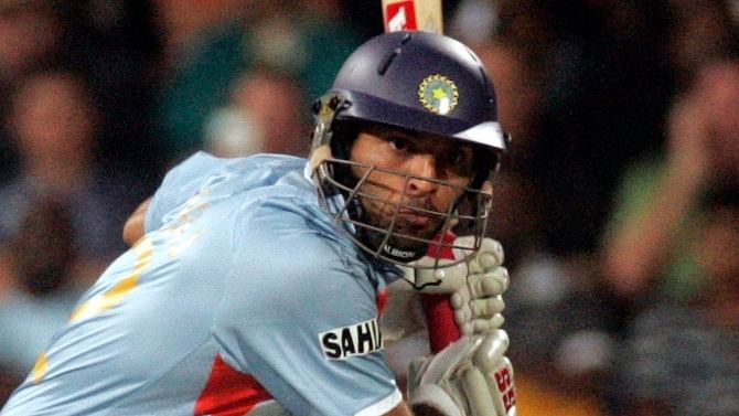 Yuvraj Singh scored 70 runs off 30 balls against Australia in the semi-final of the 2007 World T20.