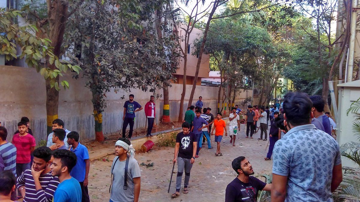 Violent clashes broke out between the Law School and Engineering department of Kalinga Institute of Industrial Technology (KIIT), Bhubaneshwar on 24 November after simmering tensions over lewd comments passed to a female student the previous day.  