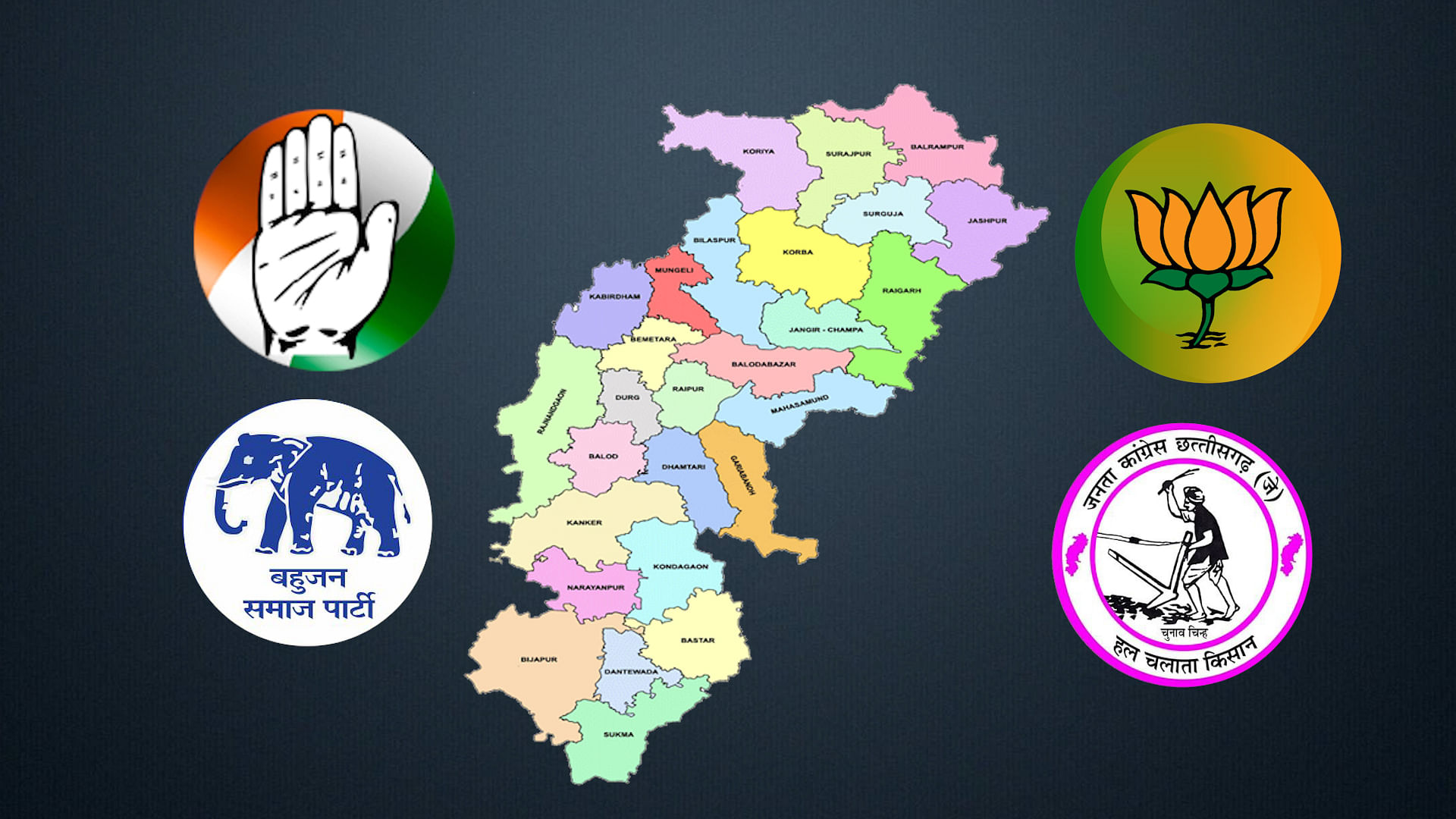 A three-way contest is in the offing as Chhattisgarh goes for the second and concluding phase of Assembly polls on Tuesday, 20 November.