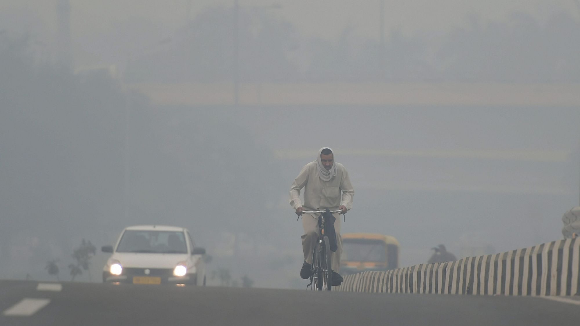 Delhi’s pollution levels rose sharply post Diwali as most of the city was blanketed by a thick layer of smog.