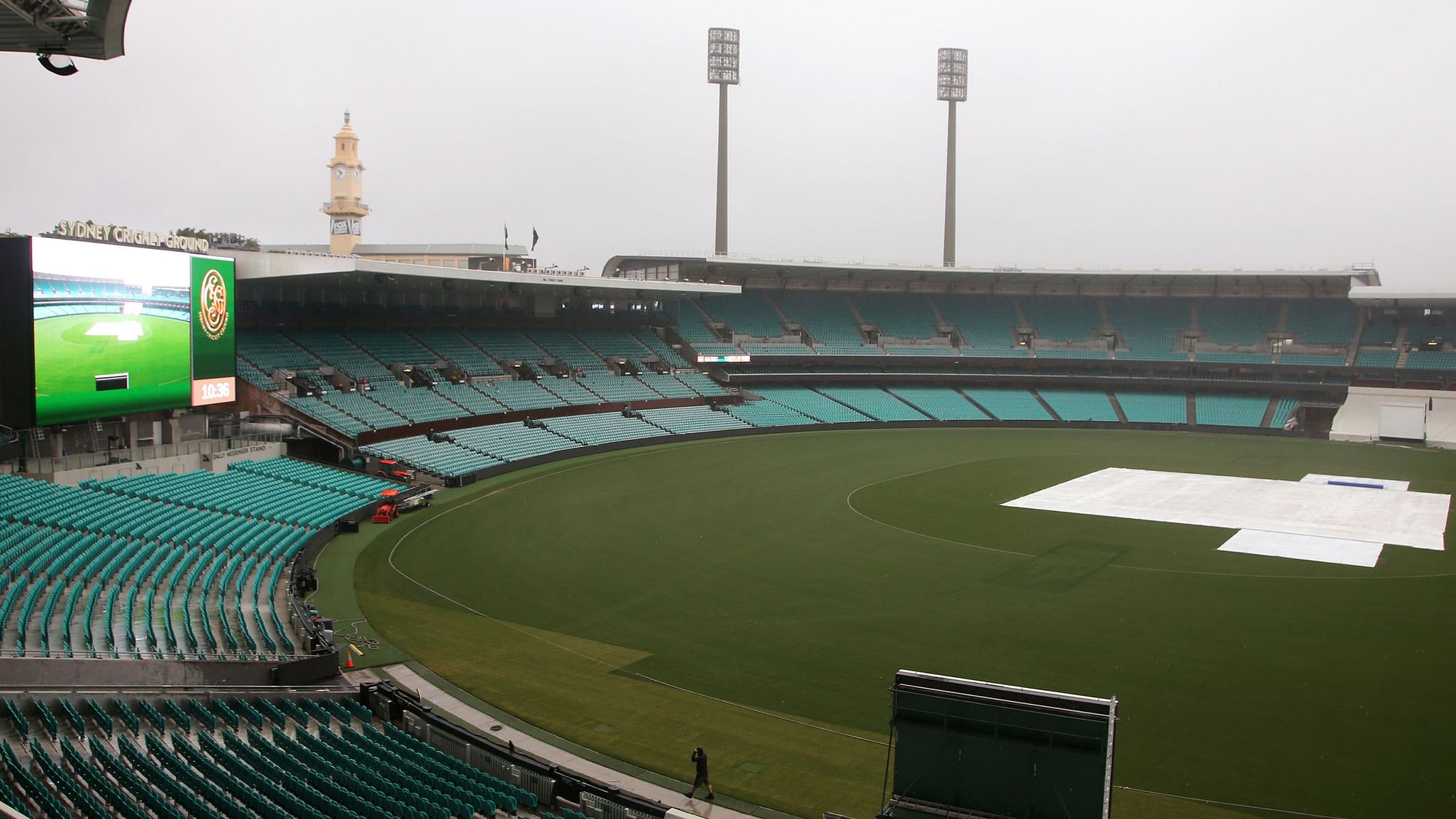 Day 1 of India’s four-day warm-up game against Cricket Australia XI was washed out due to torrential showers in Sydney.