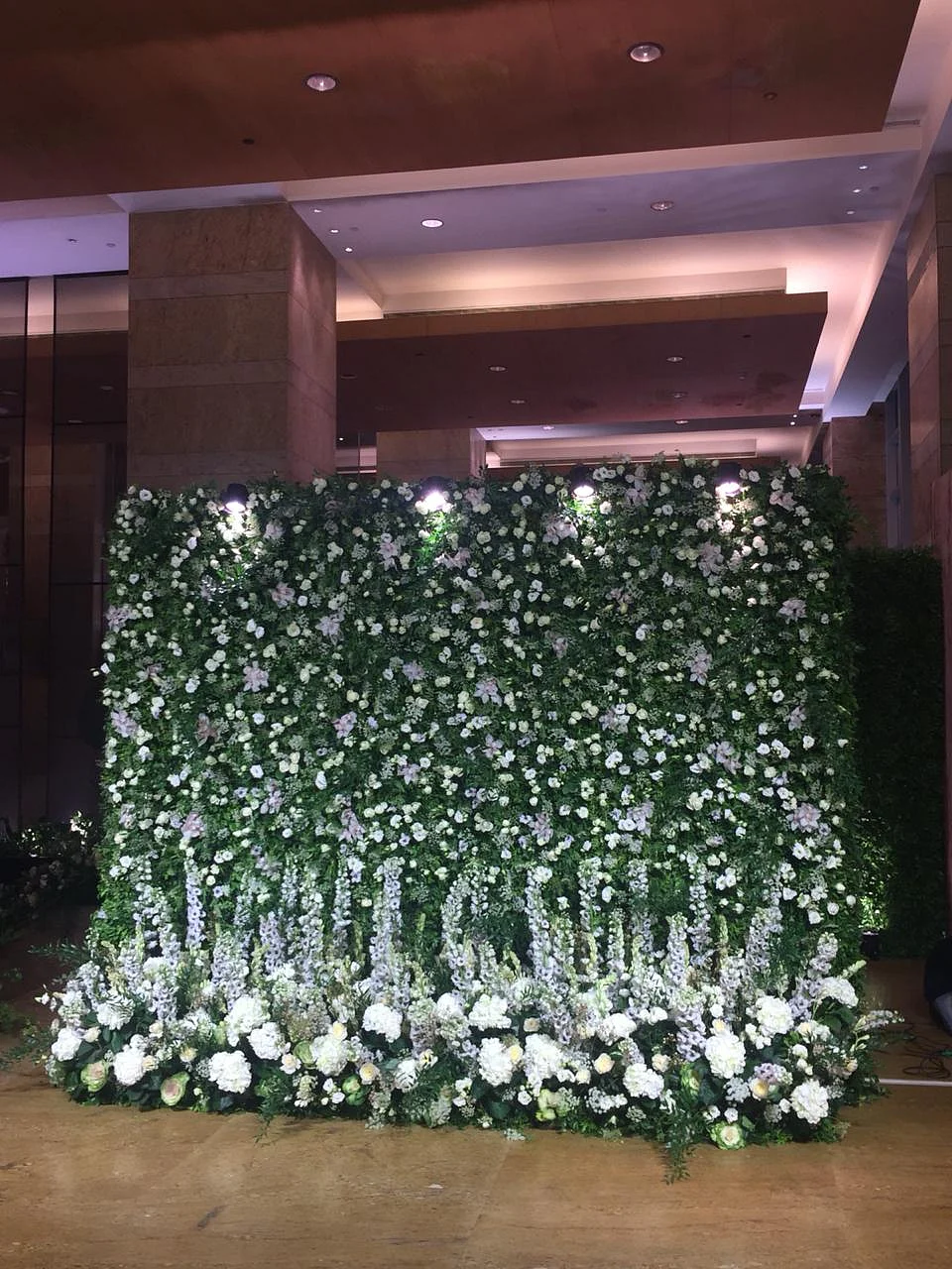 A floral arrangement at the venue.