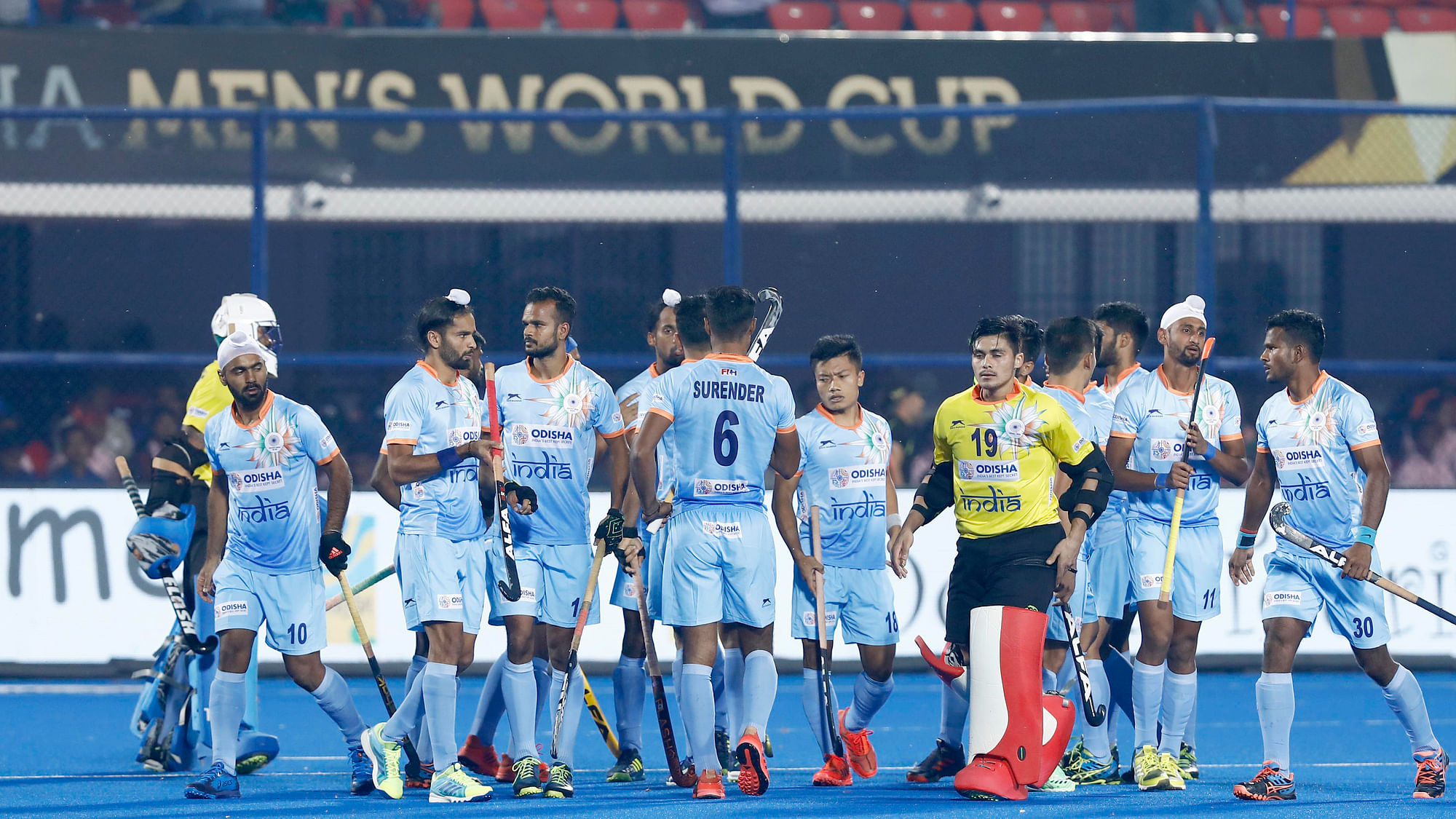 World No. 5 India beat South Africa 5-0 in the Pool C opener of the 2018 FIH Men’s Hockey World Cup at the Kalinga Stadium in Bhubaneswar.