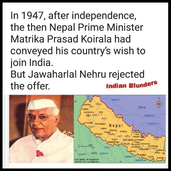From Nehru having been attacked post the 1962 war to Nepal expressing a desire to accede to India, here’s the truth.