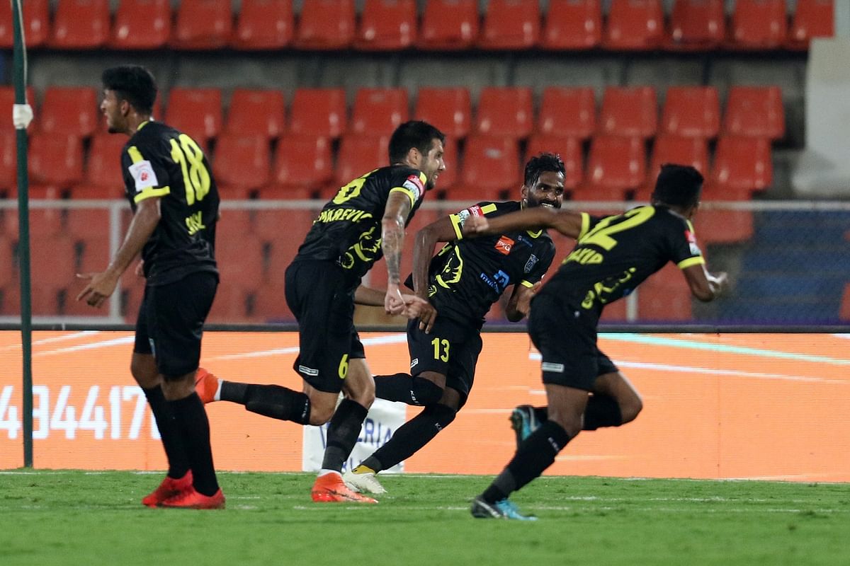 Kerala Blasters FC were held to a 1-1 draw by FC Pune City in their Hero ISL clash in Pune.