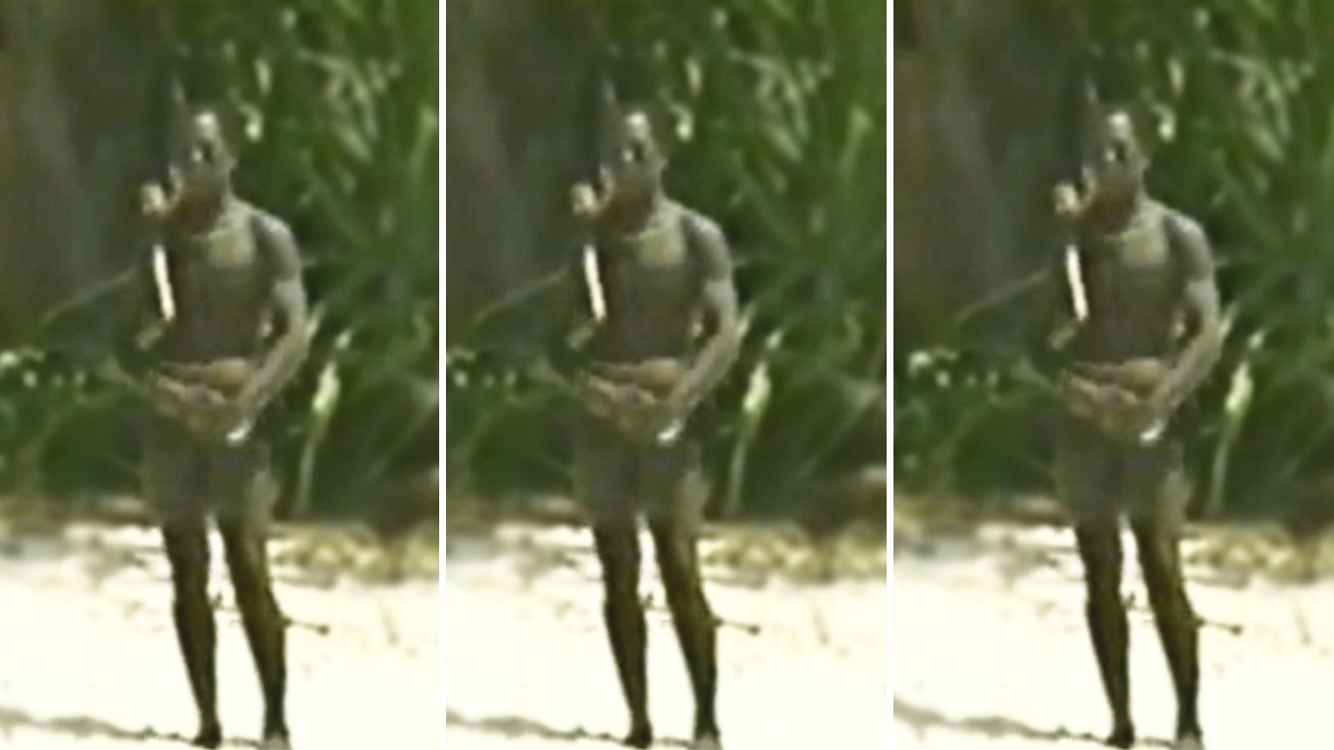 Image of Sentinelese people used for representational purposes.