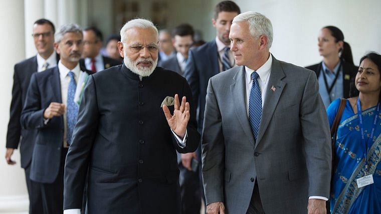  Modi and Pence are scheduled to meet during the ASEAN and East Asia Summit in Singapore next week. (File Photo)