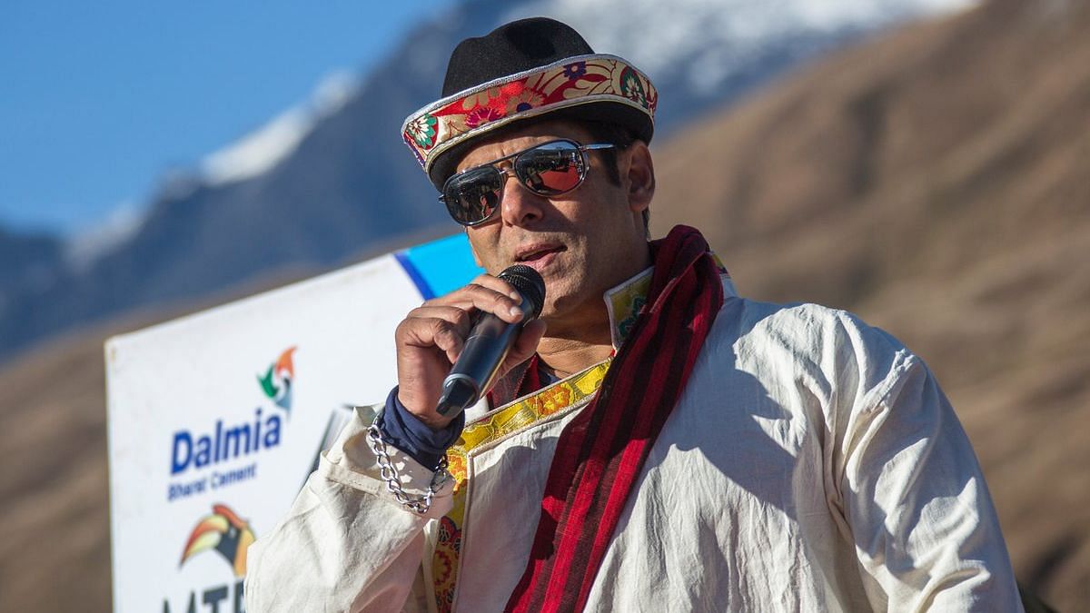 Salman Khan at Mechuka Adventure Festival.