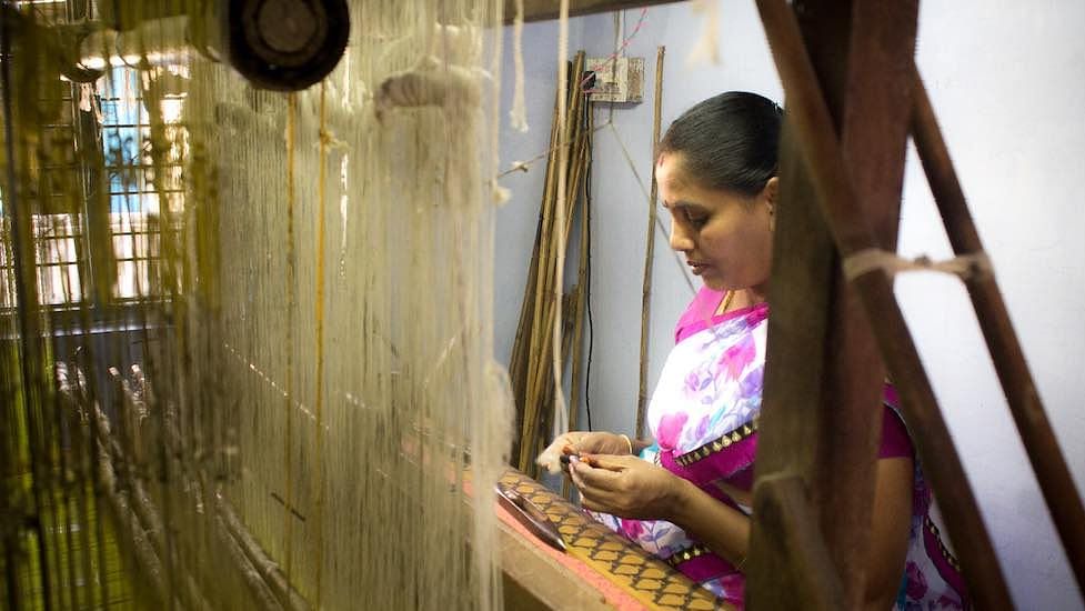 Many young people are moving away from their traditional occupation of weaving cotton sarees on handlooms.