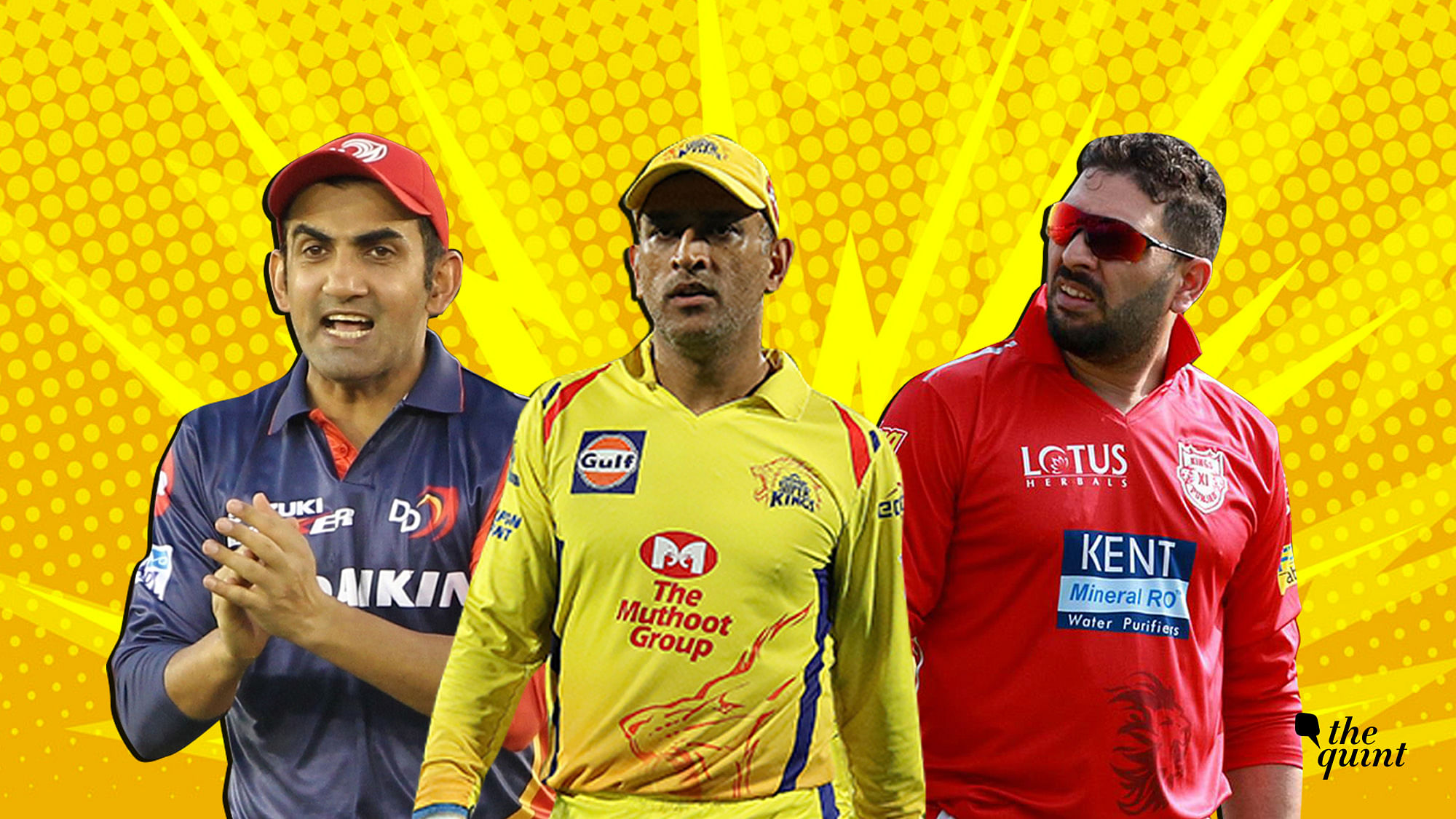 MS Dhoni has retained almost his entire Chennai Super Kings squad while stalwarts Gautam Gambhir and Yuvraj Singh have been released by Delhi and Punjab.