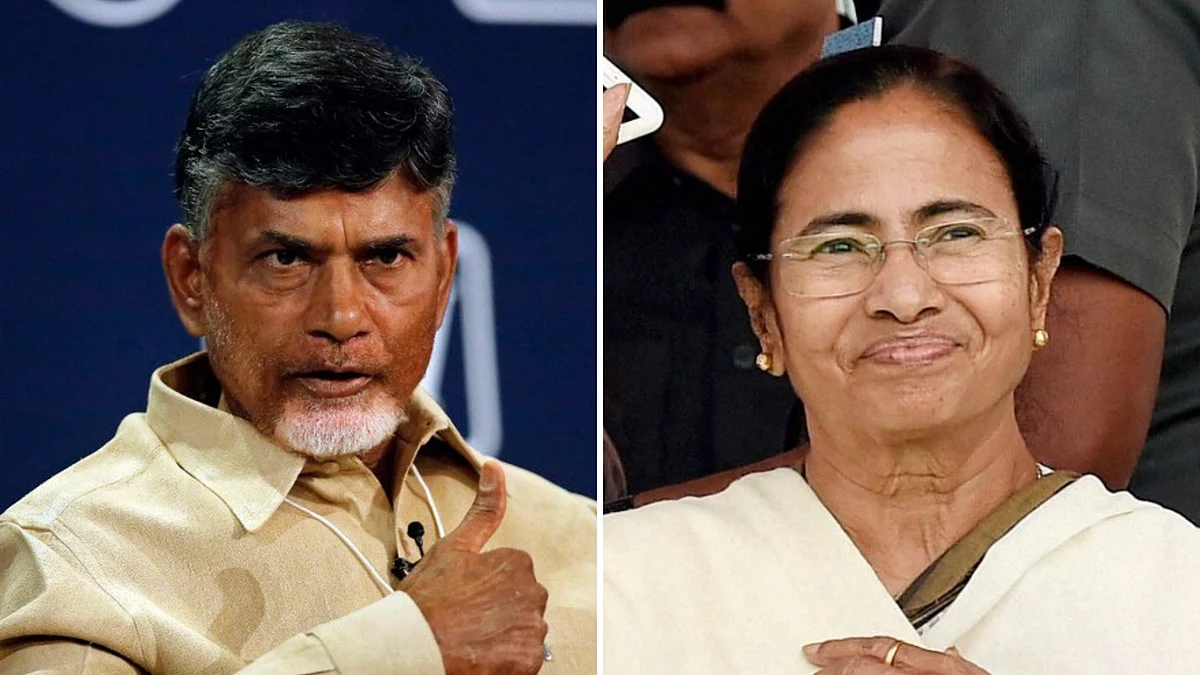 Chandrababu Naidu and Mamata Banerjee. 