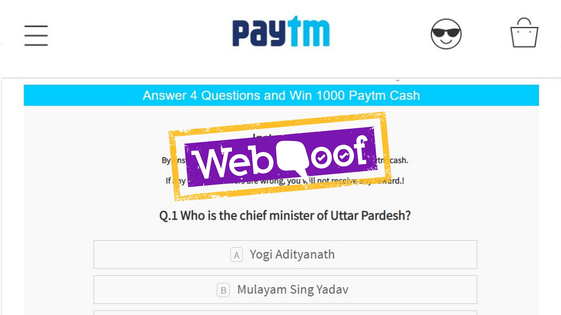 A fake website masking as a Paytm has been duping people.