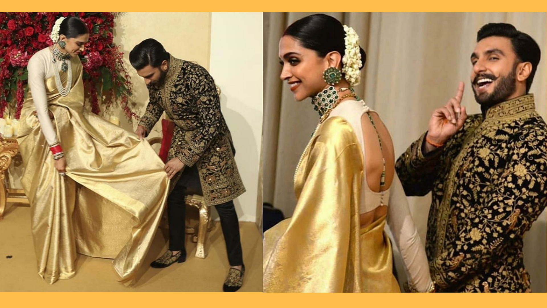 Candid moments from the Deepika Padukone and Ranveer Singh reception in Bangalore.
