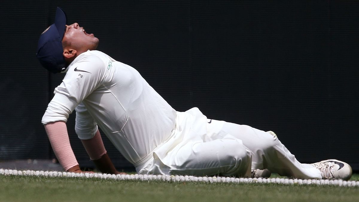 The 19-year-old damaged his left ankle while attempting a catch during India’s warm-up game against CA XI at Sydney.