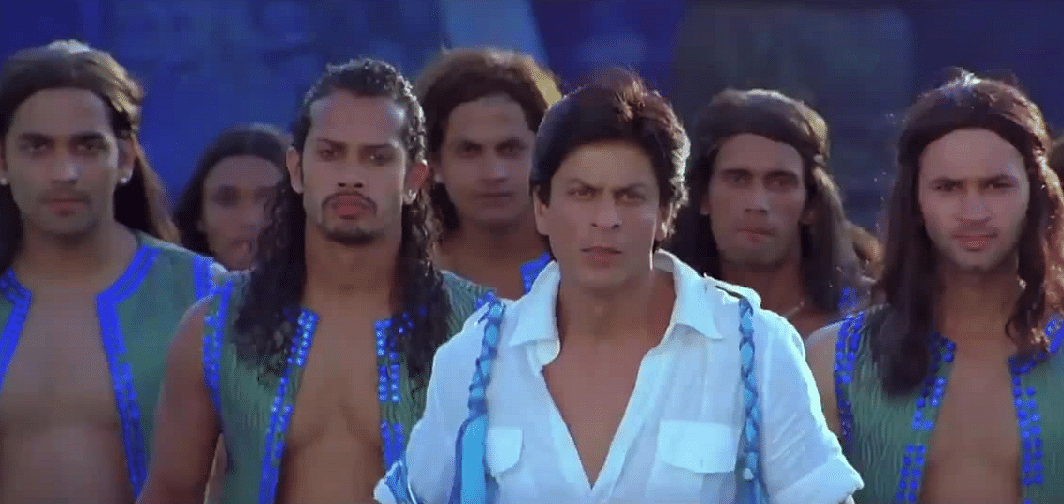 With SRK, the Hindi film hero could finally be a stumbling lad, with scruffy hair on his head and none on his chest.