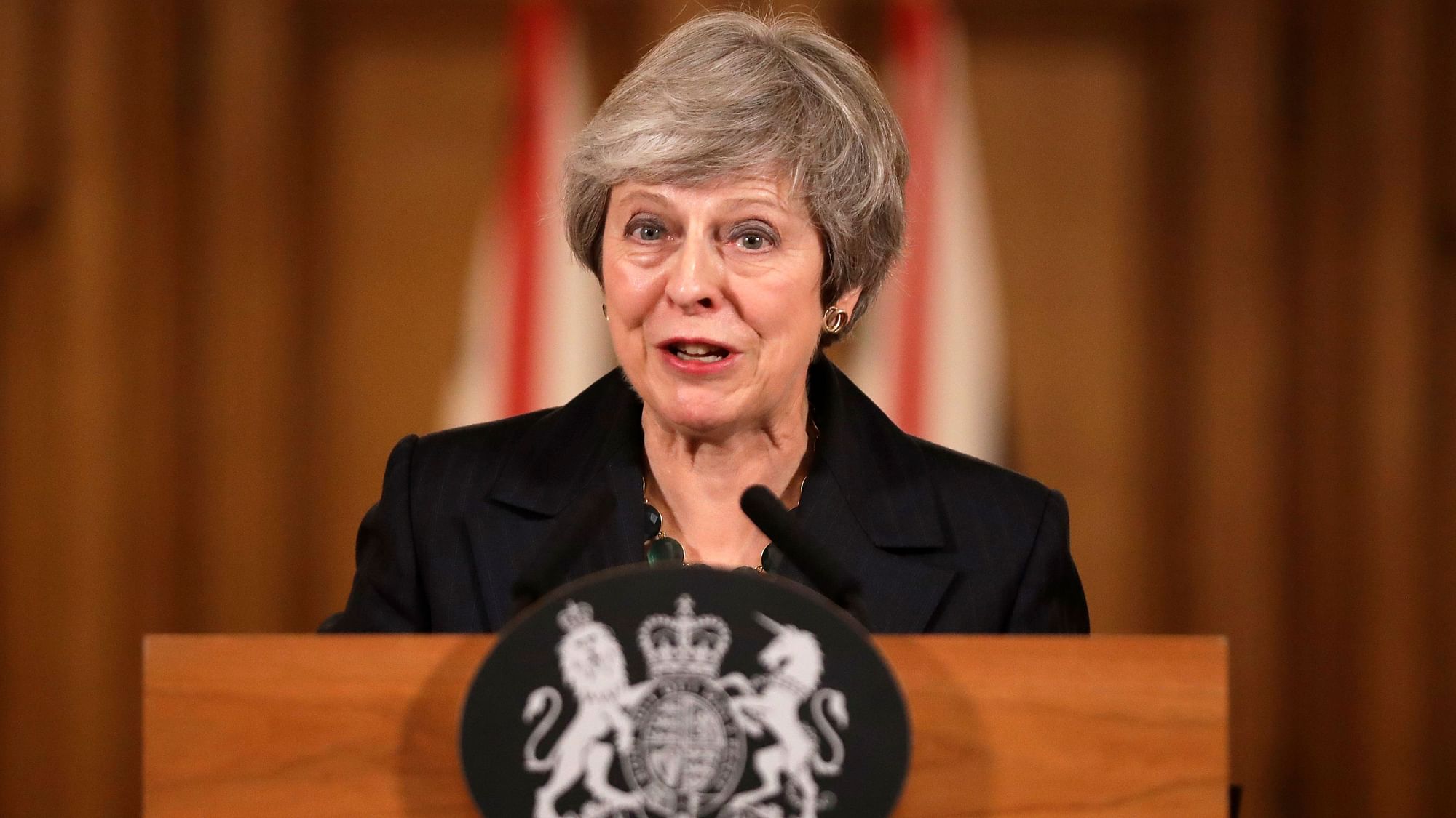 File image of British Prime Minister Theresa May.