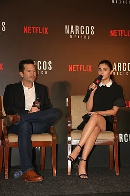 Mumbai: Actress Alia Bhatt and producer Eric Newman during a special panel discussion hosted by Netflix in Mumbai on Nov 12, 2018. (Photo: IANS)