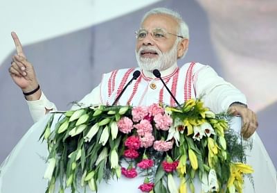 Prime Minister Narendra Modi addresses at the launch of