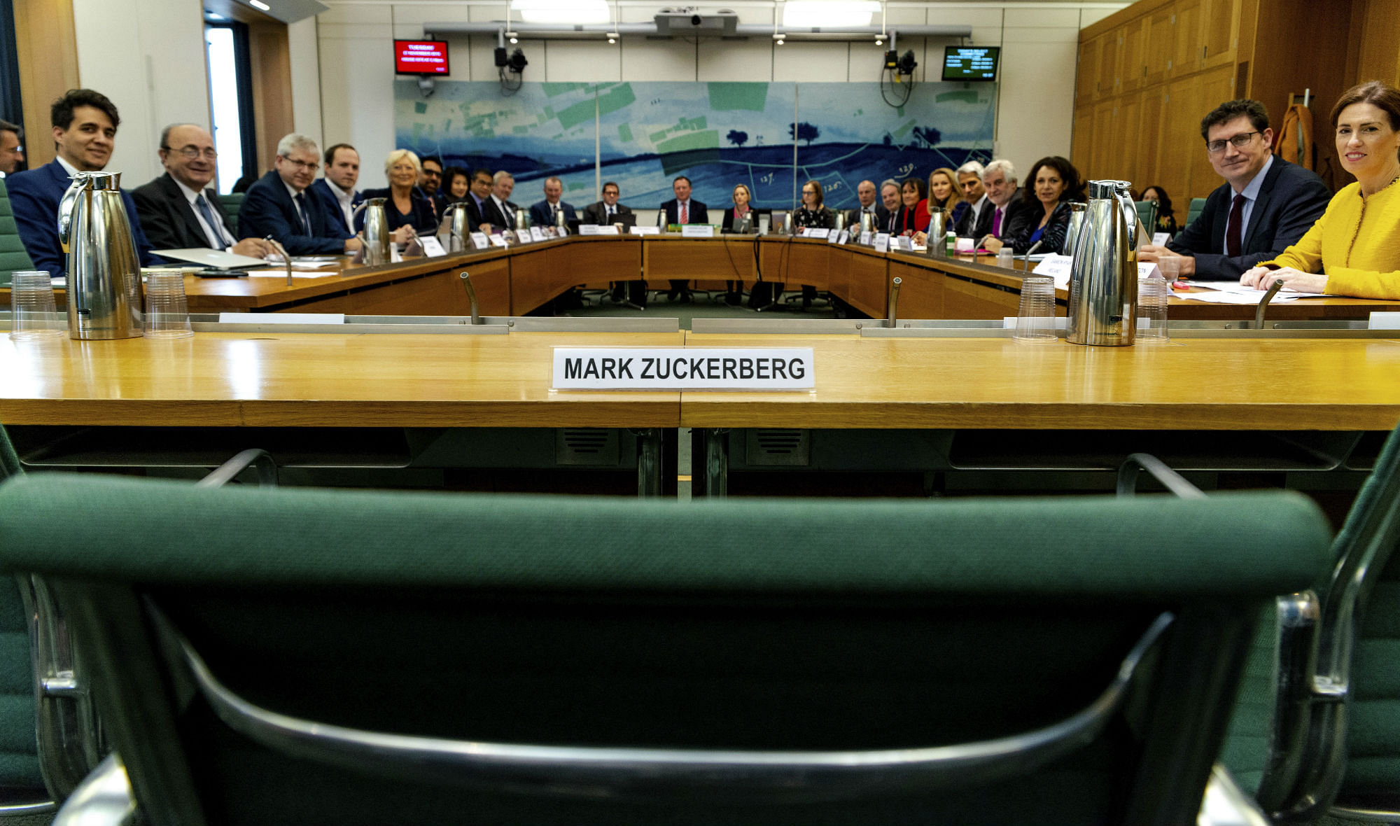 Facebook CEO Mark Zuckerberg decided the hearing didn’t require his presence.&nbsp;