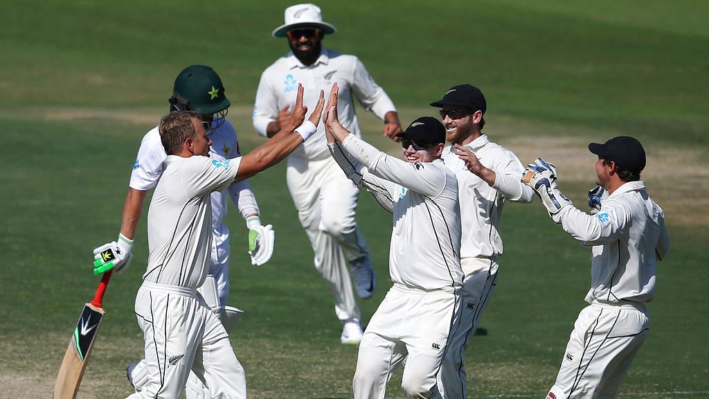 Needing 139 more runs with all 10 wickets in hand on the fourth day, Pakistan was bowled out for 171.