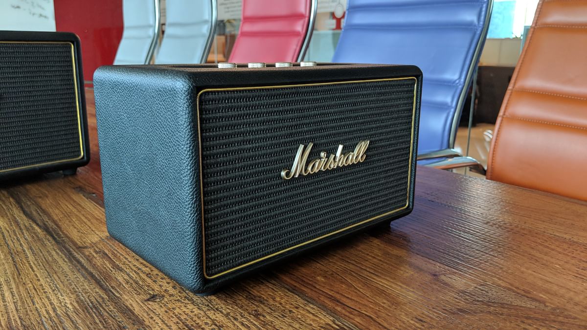 Marshall speakers are good on sound quality, but they aren’t quite full-fledged wireless speakers.