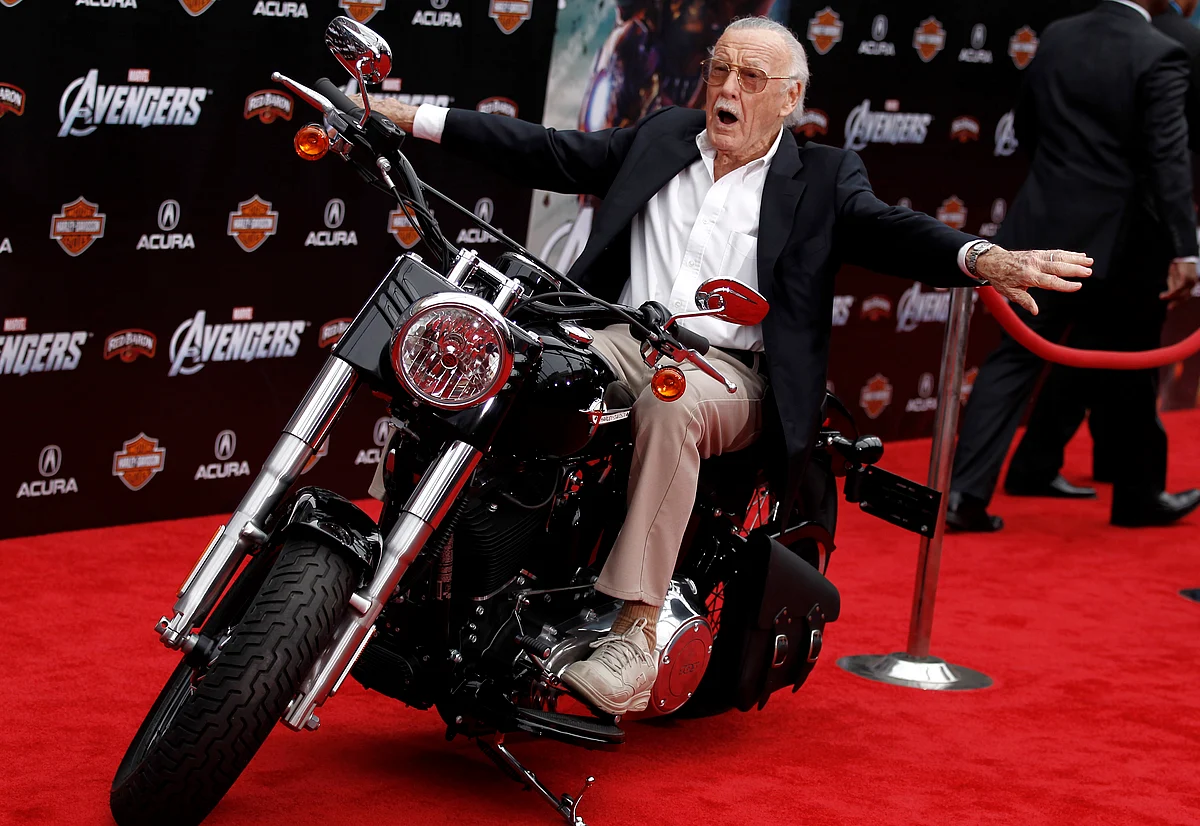 Stan Lee at the premiere of “The Avengers” in Los Angeles.