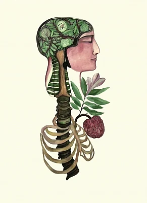 Bedtime Stories Watercolour and digital biographic imagery on paper, 2018. (Photo: Source: Image Courtesy: The artist and Sakshi Gallery)