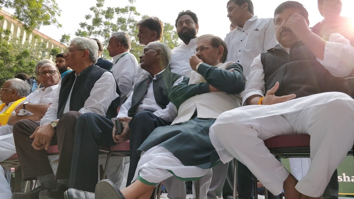 Various political leaders, including Rahul Gandhi and Kejriwal have expressed solidarity with farmers.