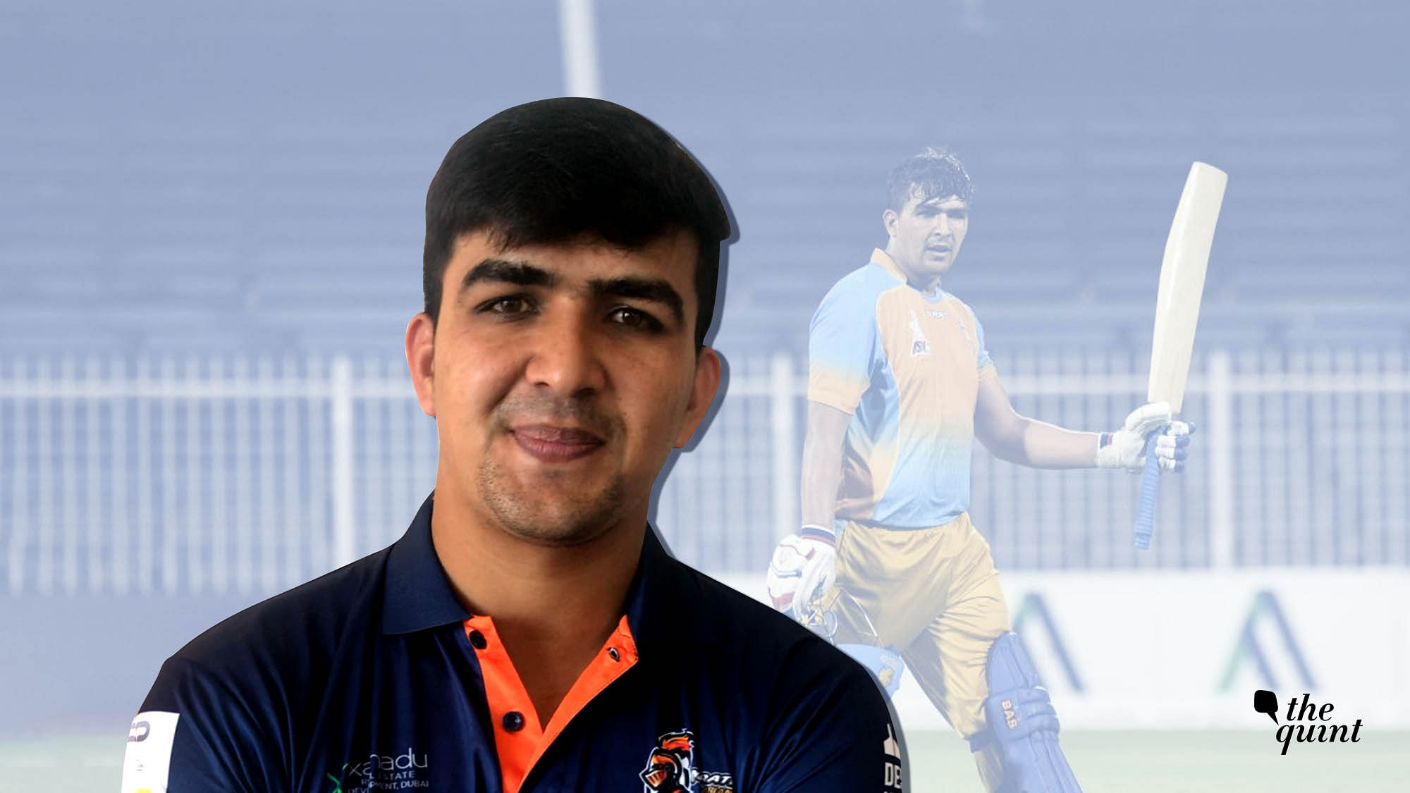 Afghanistan cricketer Hazratullah Zazai.