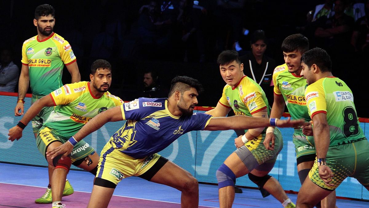 Tamil Thalaivas’ defence had a night to forget as they scored just four tackle points. 