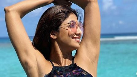 Shilpa Shetty is living it up in the Maldives.&nbsp;