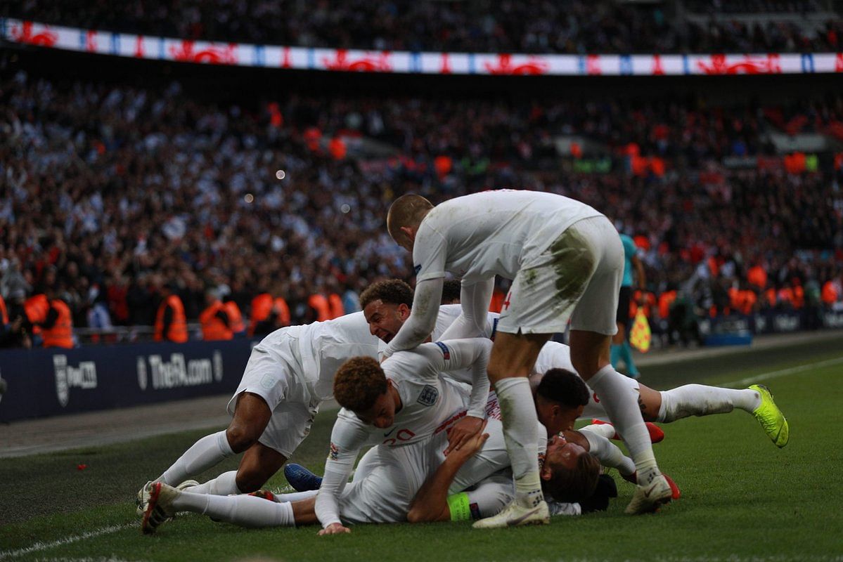 Harry Kane’s 85th-minute winner sees the Three Lions top Group A4 - and condemn Croatia to relegation - at Wembley.