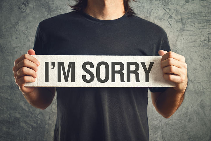 Apologising isn’t a piece of cake at all!