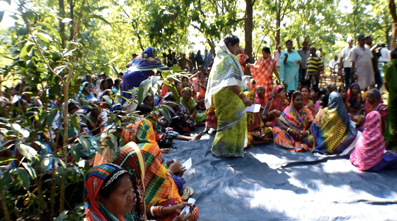 Balarampur village in Odisha scripted a success story to save trees from an allegedly ill-planned alcohol factory.