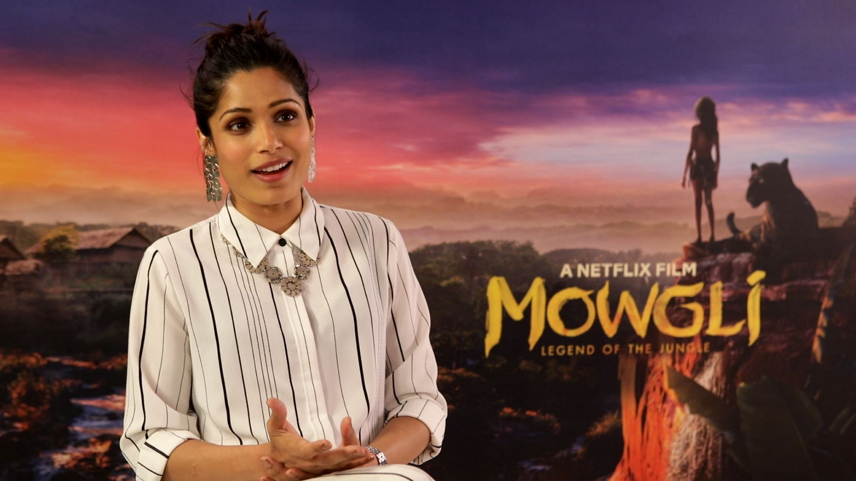 Freida Pinto is a part of the cast of Andy Serkis’ <i>Mowgli.</i>