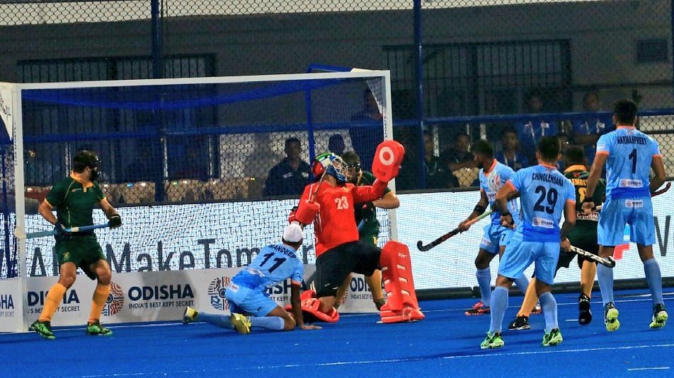 Hosts India kick-started their 2018 FIH Men’s Hockey World Cup campaign with a 5-0 thrashing of South Africa.