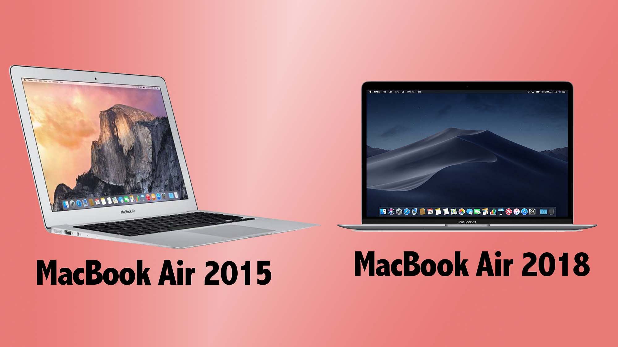 weight of apple macbook air vs macbook pro 2018